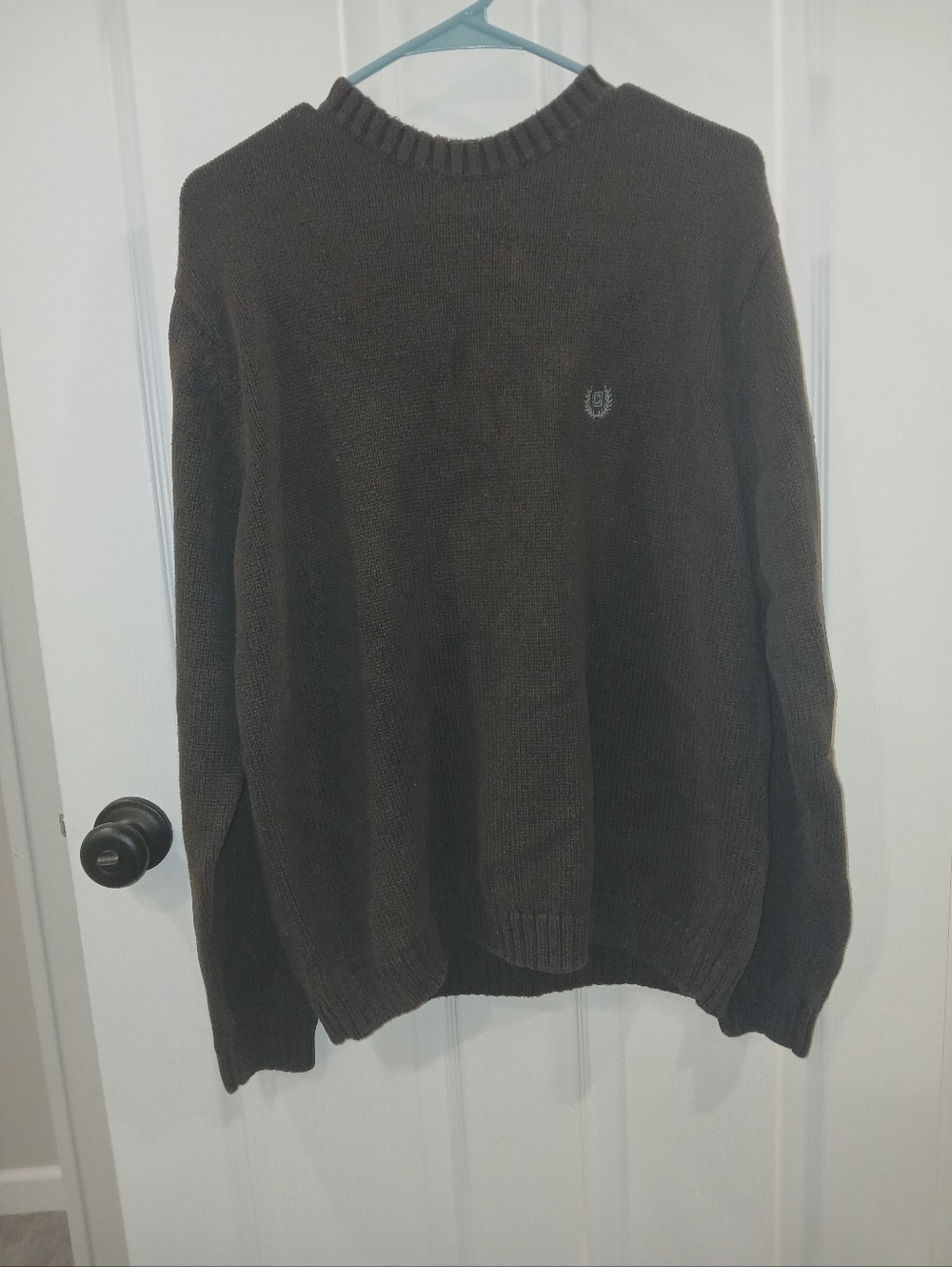 Chaps Men's Brown Crewneck Sweater